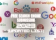 Free Search Engine Submission Sites List 2023 Updated
